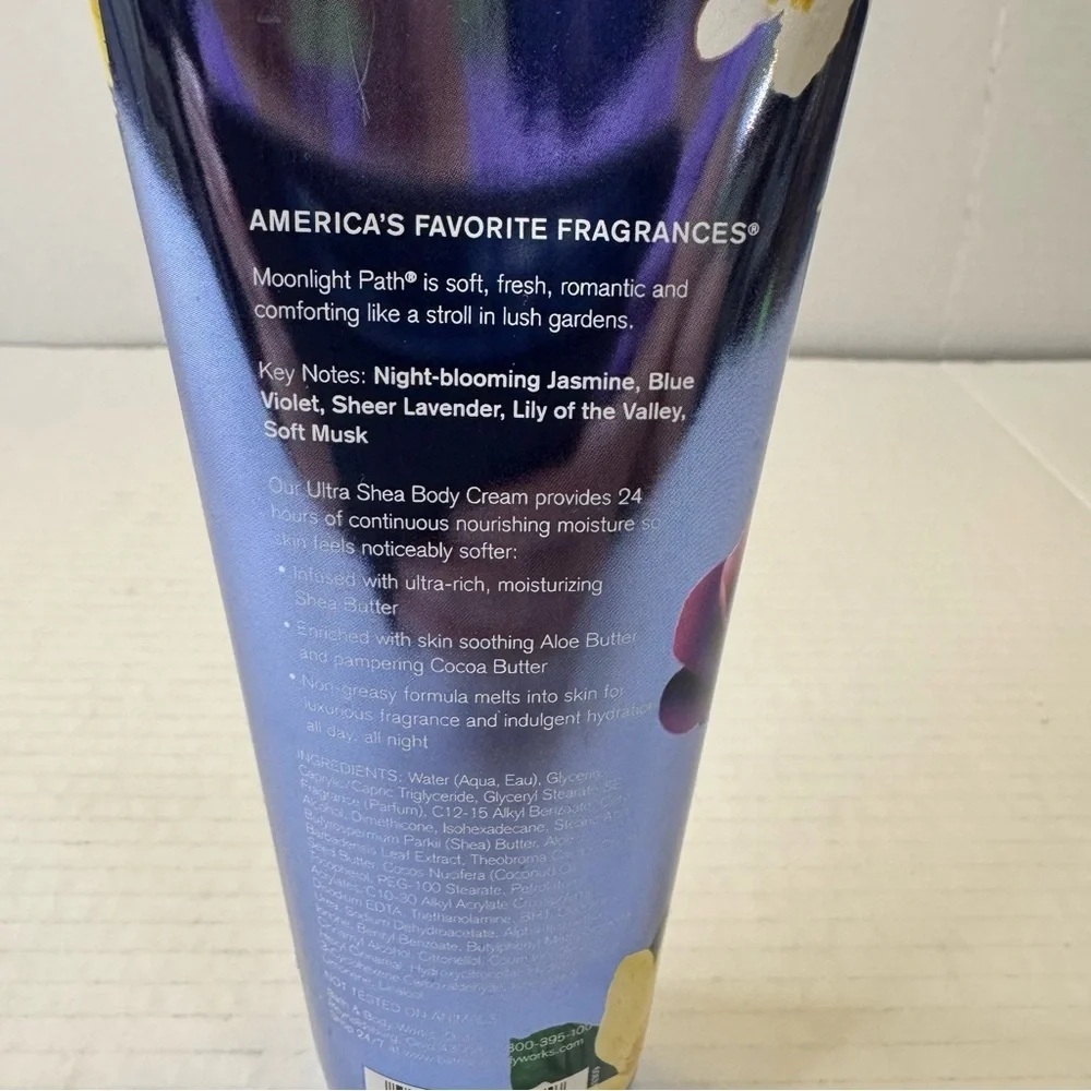 Bath & Body Works Moonlight Path Ultra Shea Body Cream - Full Size 8 oz